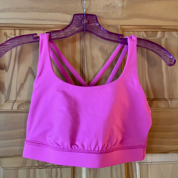 lululemon athletica Other - Lululemon Athletica Hot Pink Strappy Sports Bra